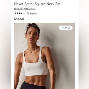 Hatch Cream Sports Bra with Sleek Design and Light Support